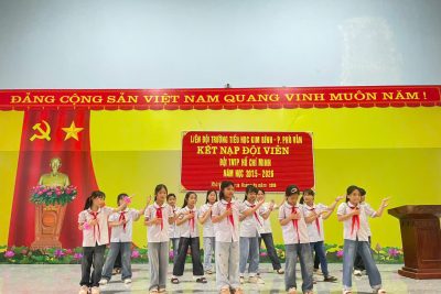 LỄ KẾT NẠP ĐỘI VIÊN MỚI – NIỀM TỰ HÀO CỦA THIẾU NHI